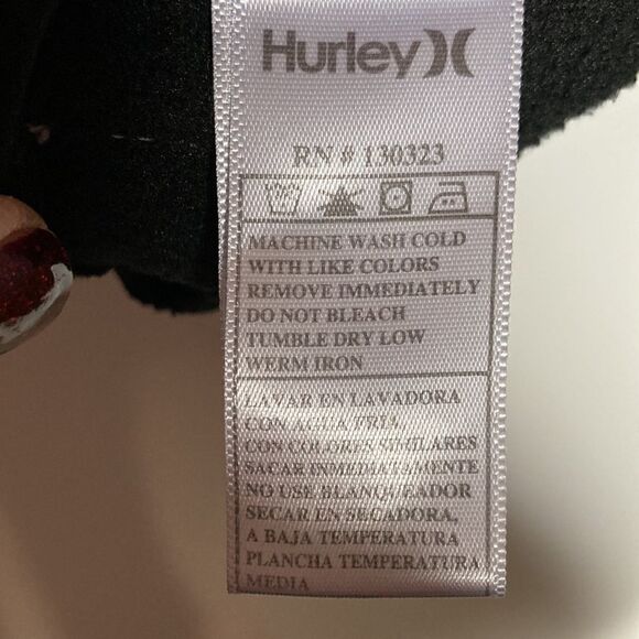 Hurley Boys Hoodie Fleece Size 6 - Picture 5 of 5